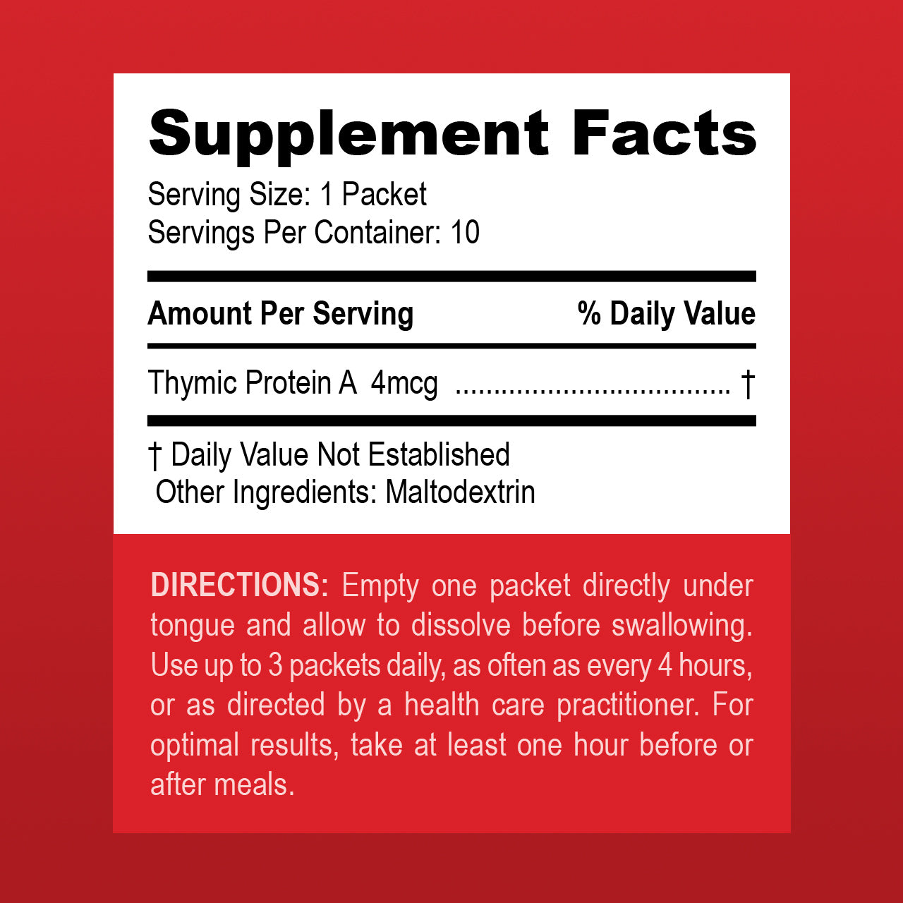 ProBoost Thymic Protein A: 10-ct Trial